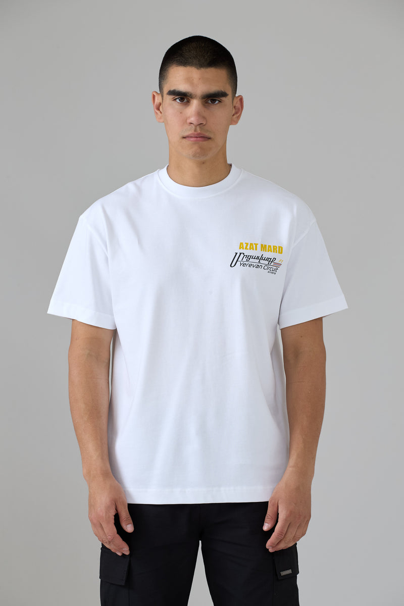 БЕЛАЯ ФУТБОЛКА YEREVAN RACING