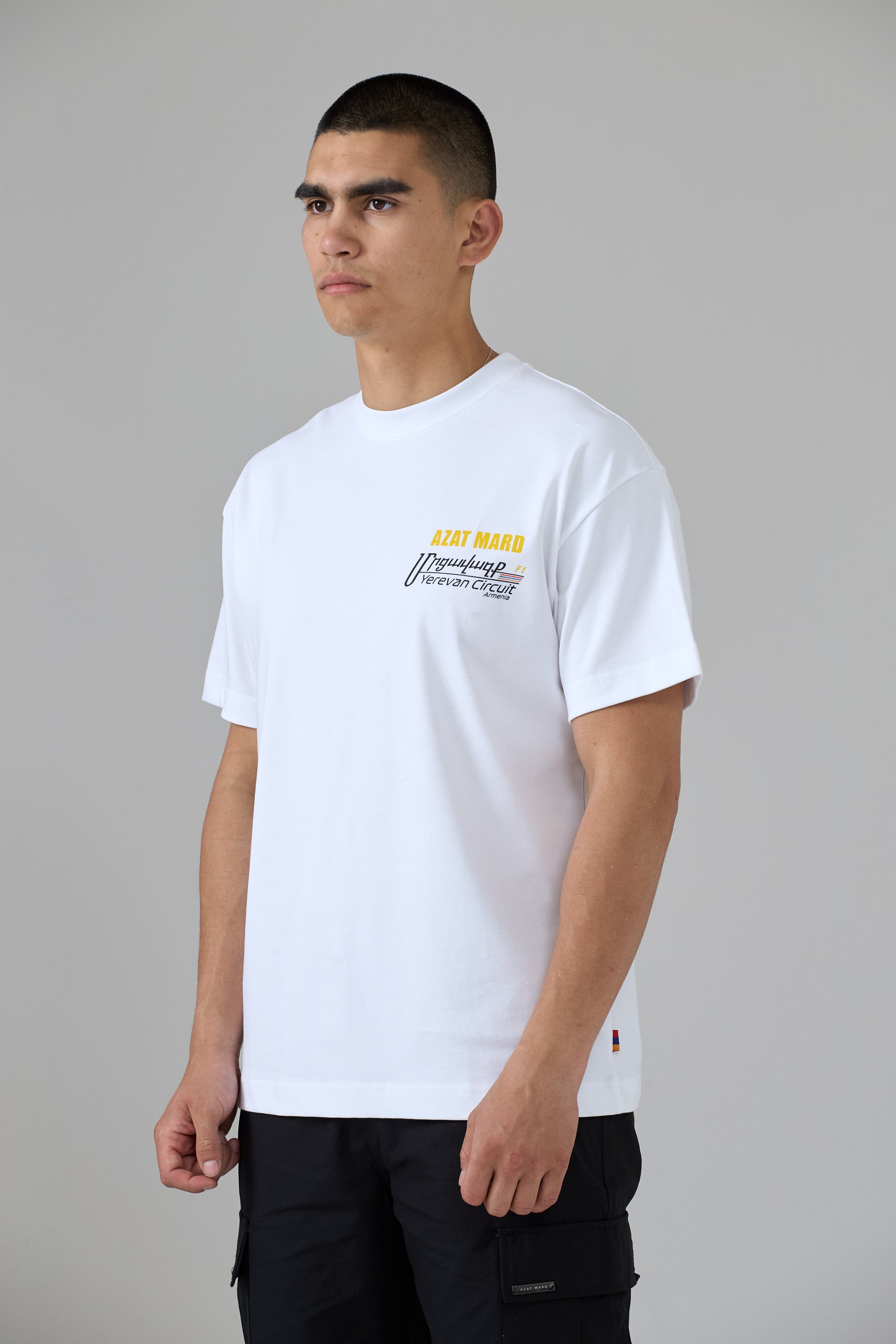 T-SHIRT BLANC EREVAN RACING
