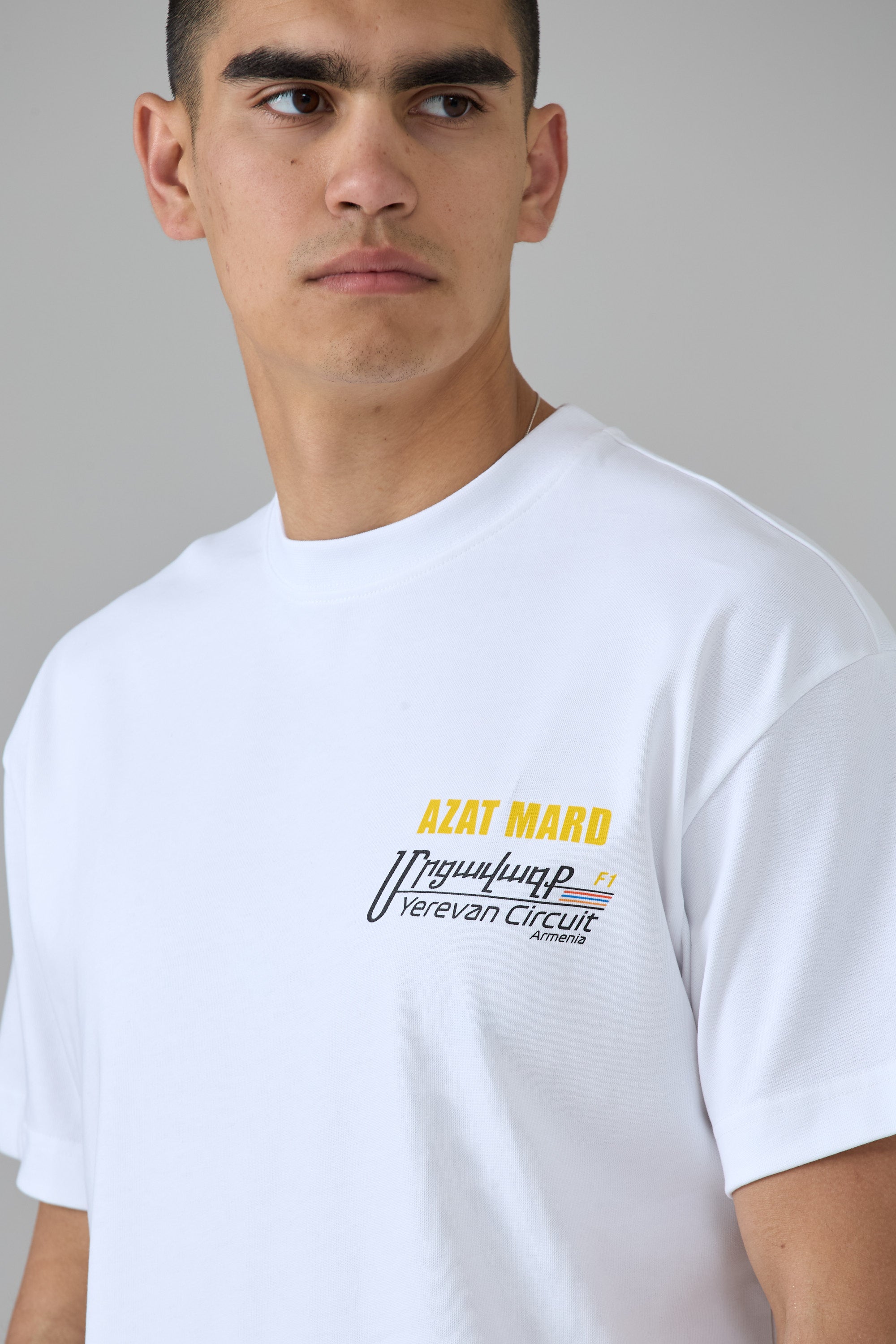 T-SHIRT BLANC EREVAN RACING