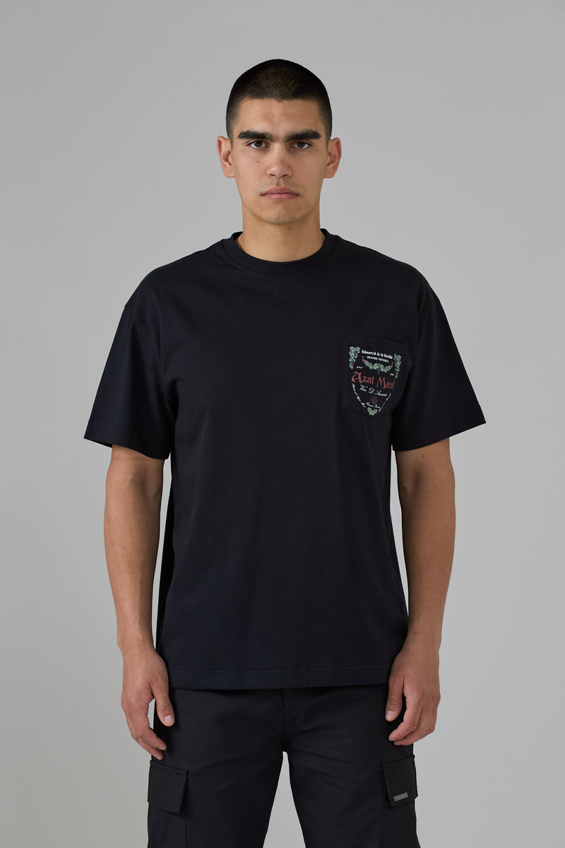 Черная Футболка Chateau De Mard