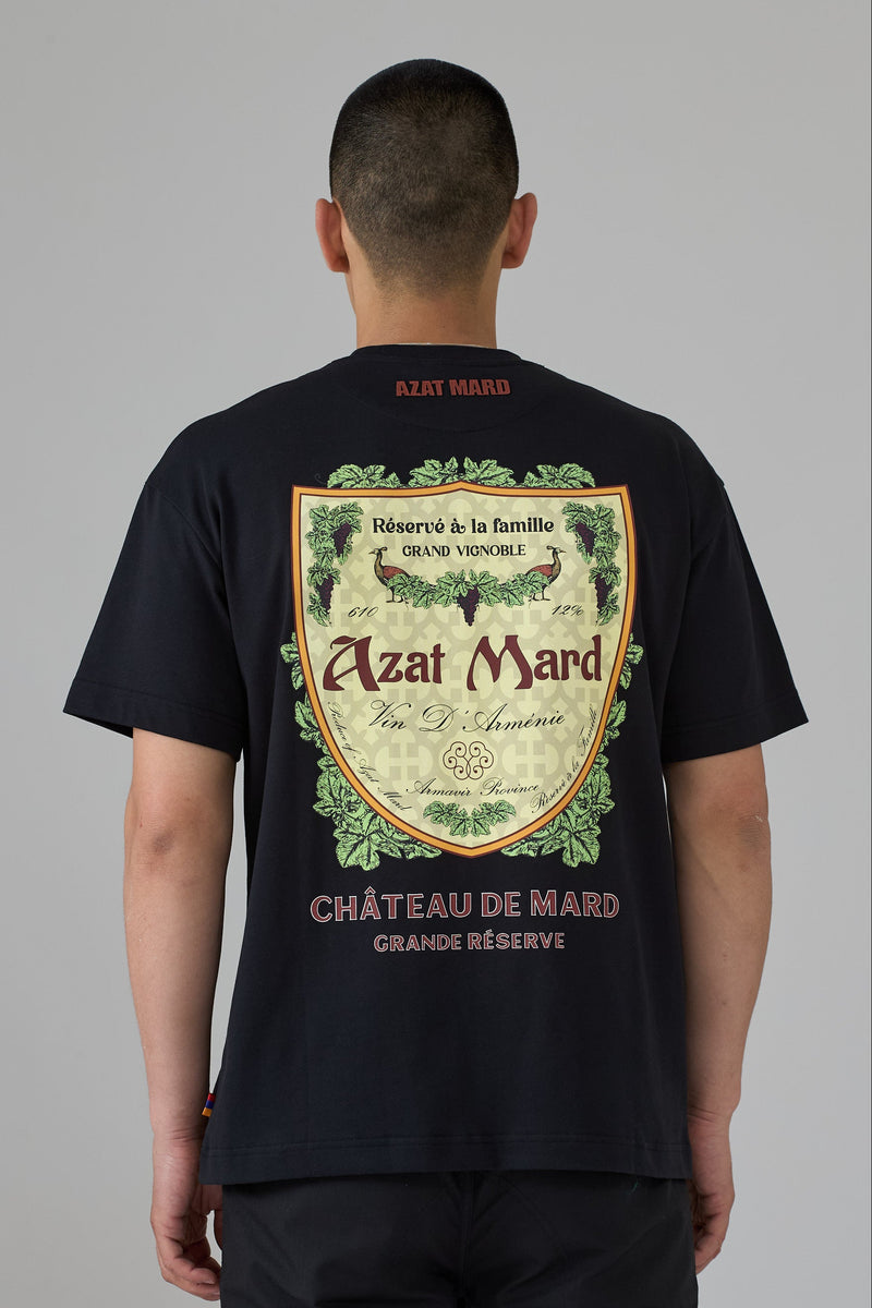 BLACK CHATEAU DE MARD T-SHIRT