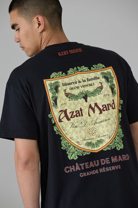 Черная Футболка Chateau De Mard