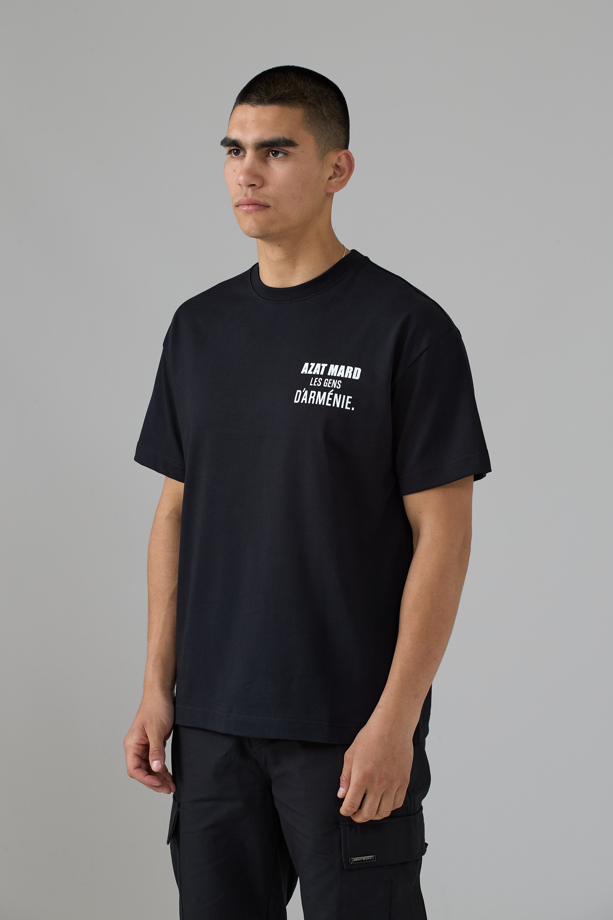 LES GENS BLACK/WHITE T-SHIRT