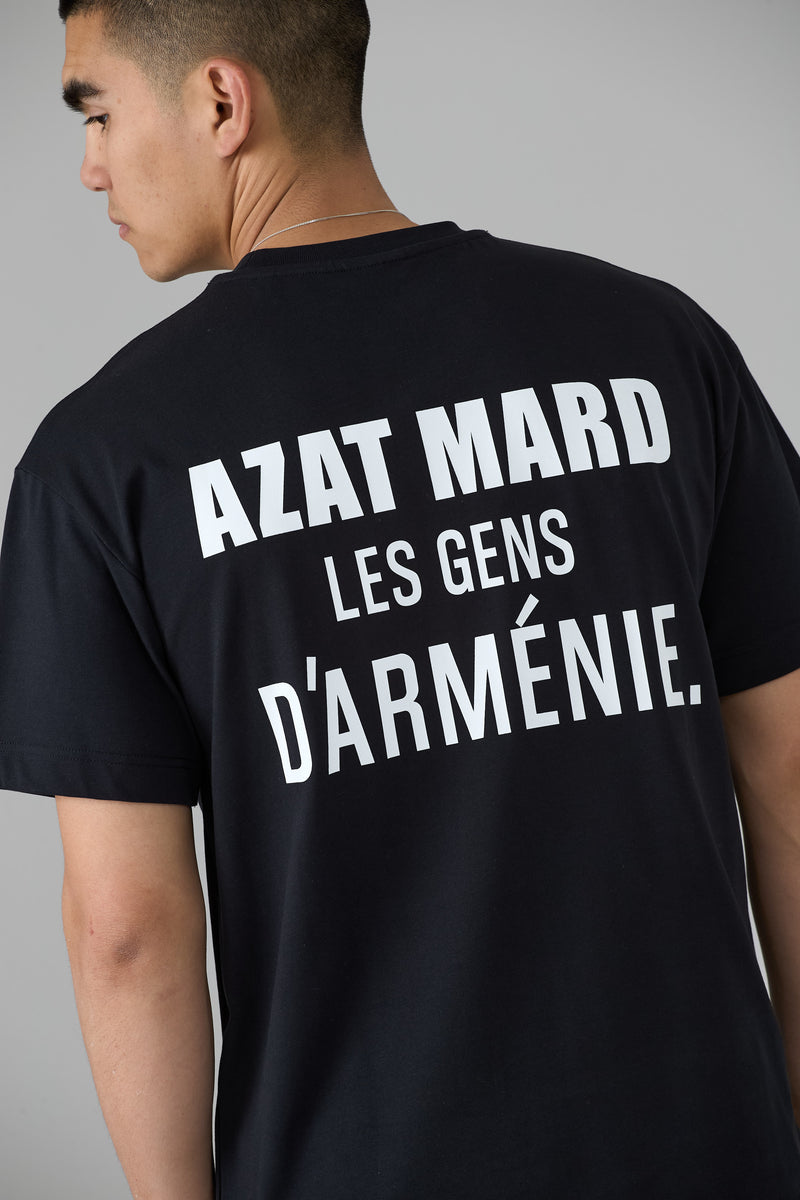 LES GENS BLACK/WHITE T-SHIRT