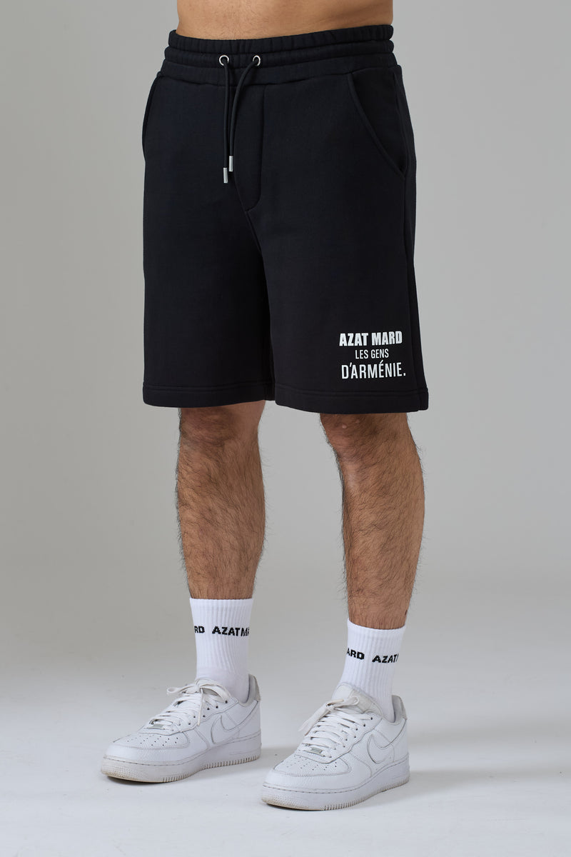 LES GENS BLACK/WHITE SHORTS