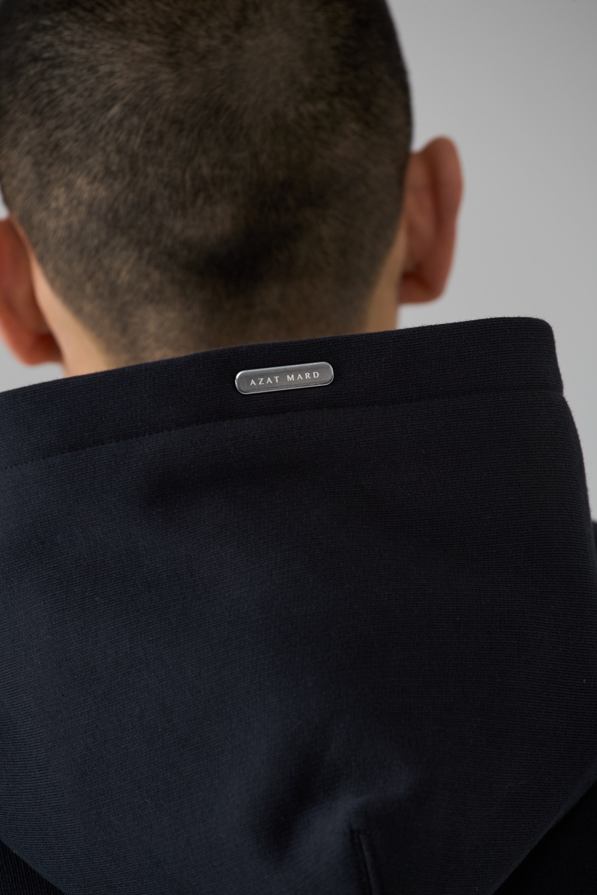 LES GENS BLACK/WHITE ZIPPER HOODIE