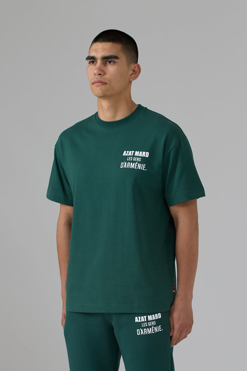 LES GENS GREEN T-SHIRT