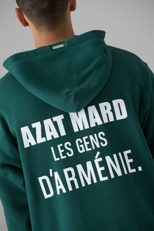 LES GENS GREEN HOODIE
