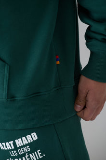 LES GENS GREEN HOODIE