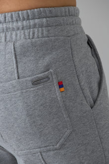 LES GENS HEATHER GREY WITH BLUE JOGGERS