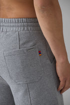 LES GENS HEATHER GREY WITH BLUE SHORTS