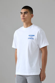 LES GENS WHITE/BLUE  T-SHIRT