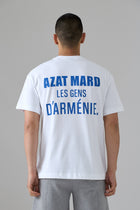 LES GENS WHITE/BLUE  T-SHIRT