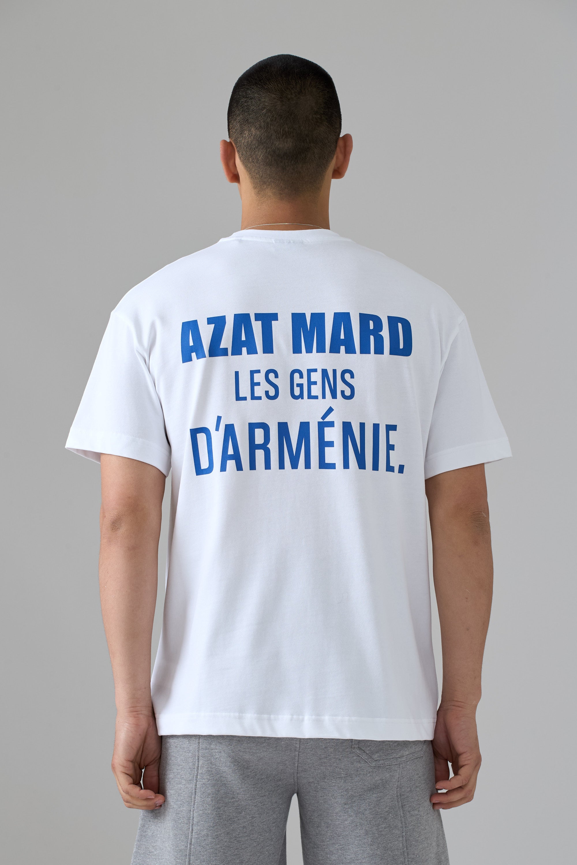 LES GENS WHITE/BLUE  T-SHIRT