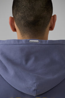 LES GENS WASHED NAVY ZIPPER HOODIE