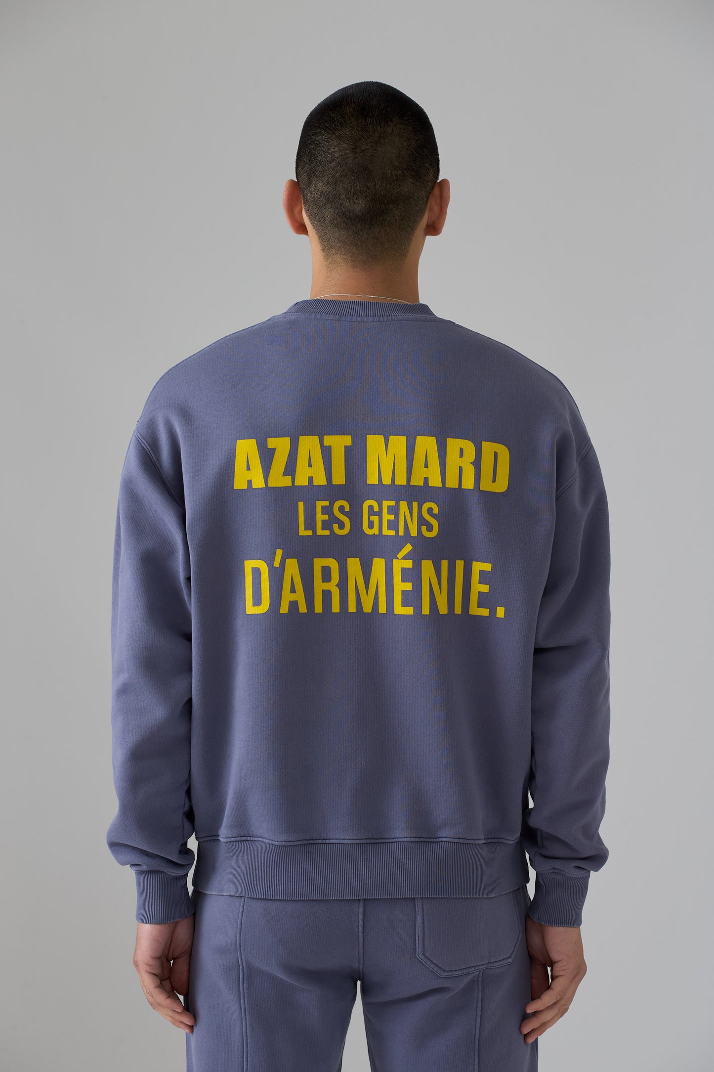 LES GENS WASHED NAVY SWEATER