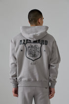 GREY CREST HOODIE