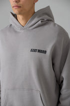 GREY CREST HOODIE