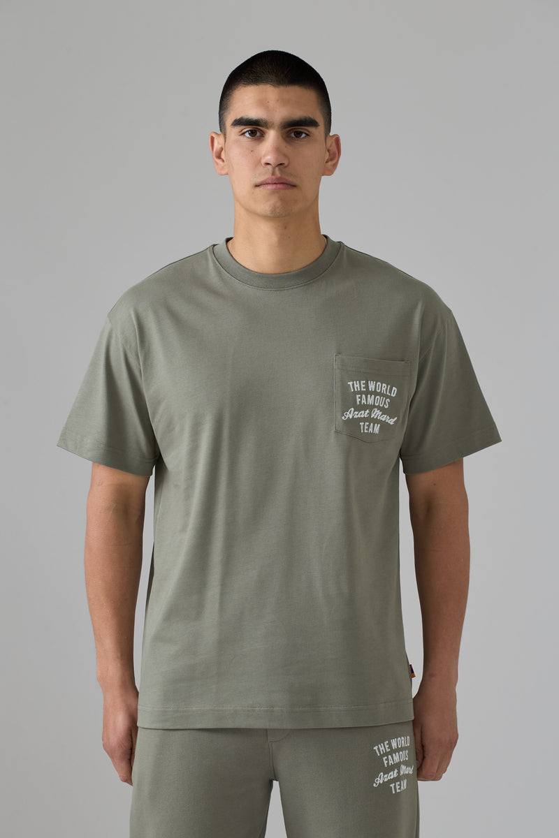 ԱՇԽԱՐՀԱՅԻՆ ՀԱՅՏՆԻԿ AZAT MARD TAUPE T-SHIRT