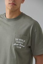 T-SHIRT MONDIAL AZAT MARD TAUPE