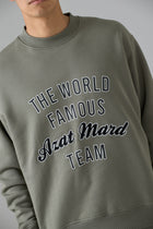 WORLD FAMOUS AZAT MARD TEAM TAUPE SWEATER