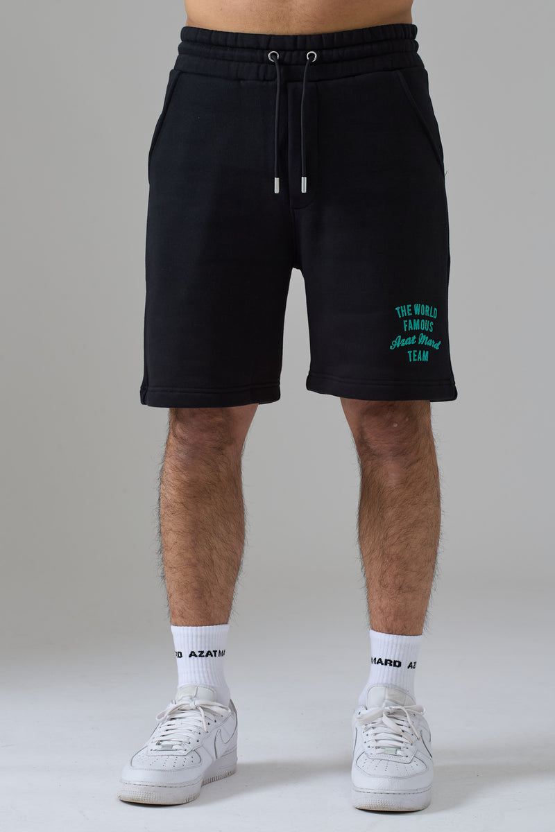 WORLD FAMOUS AZAT MARD TEAM BLACK SHORTS