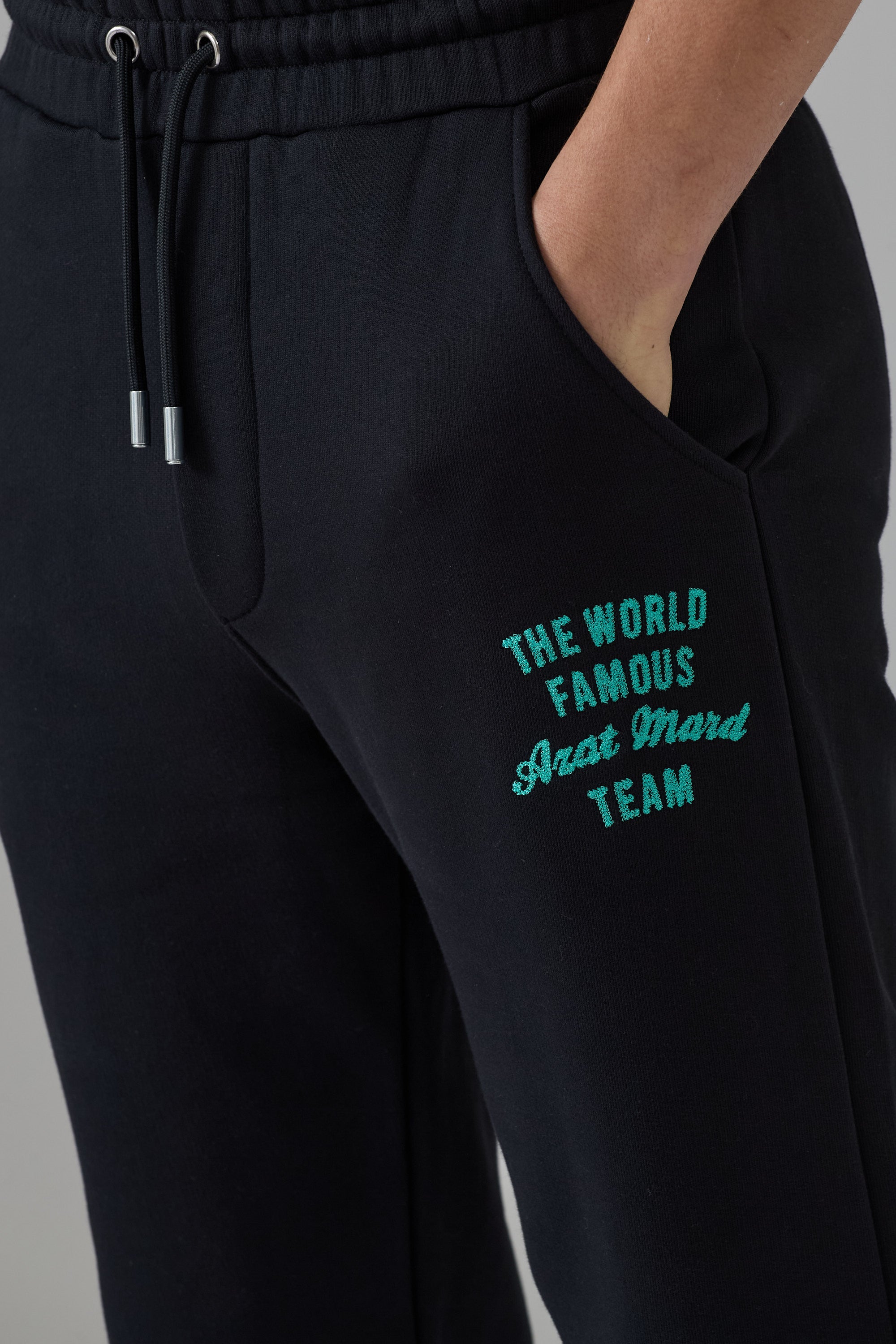 WORLD FAMOUS AZAT MARD TEAM BLACK JOGGERS
