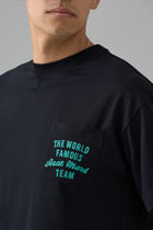 T-shirt noir de l'équipe AZAT MARD de renommée mondiale