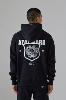 BLACK CREST HOODIE
