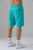 WORLD FAMOUS AZAT MARD TEAM SEA GREEN MESH SHORTS