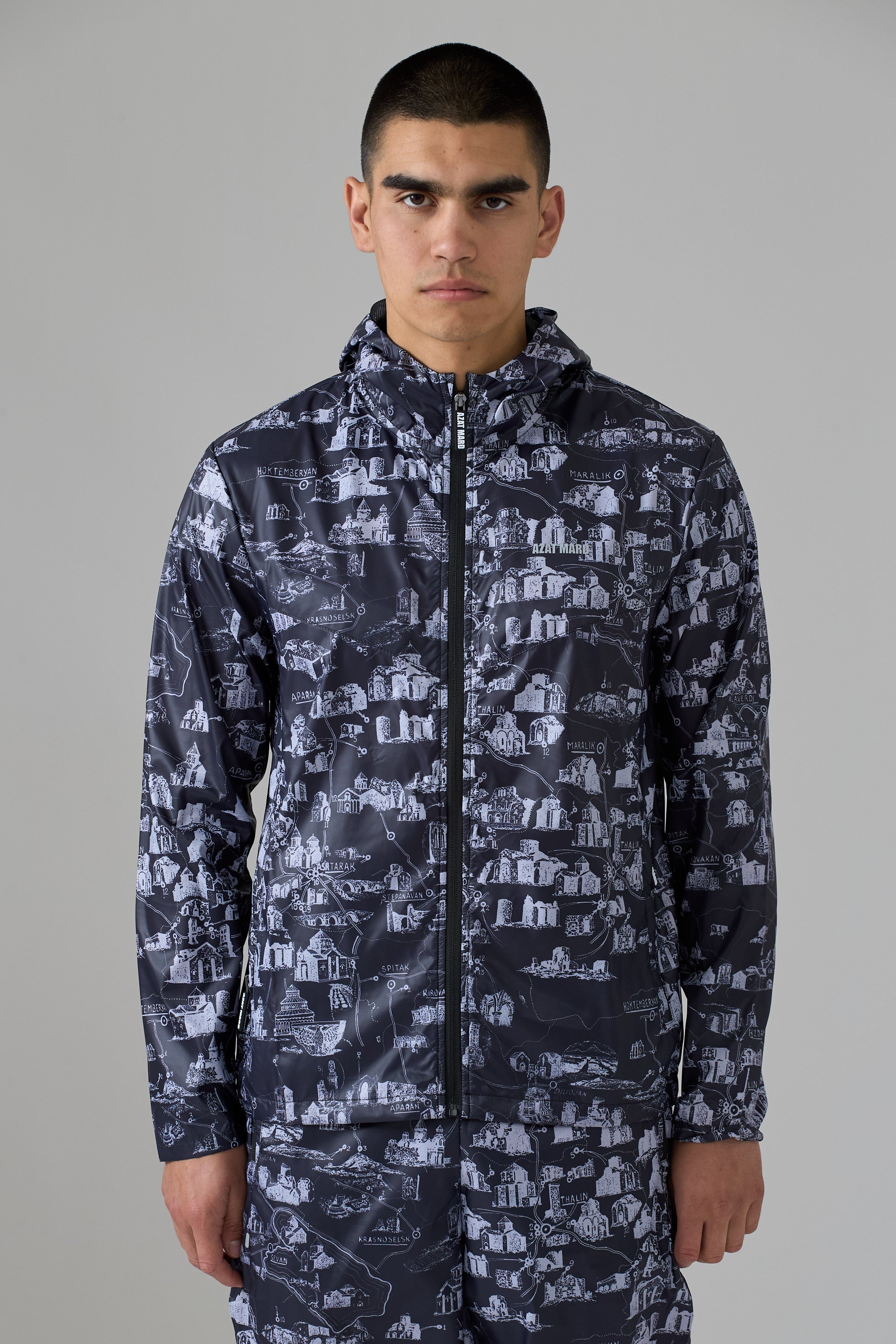 MAP OF ARMENIA WINDBREAKER