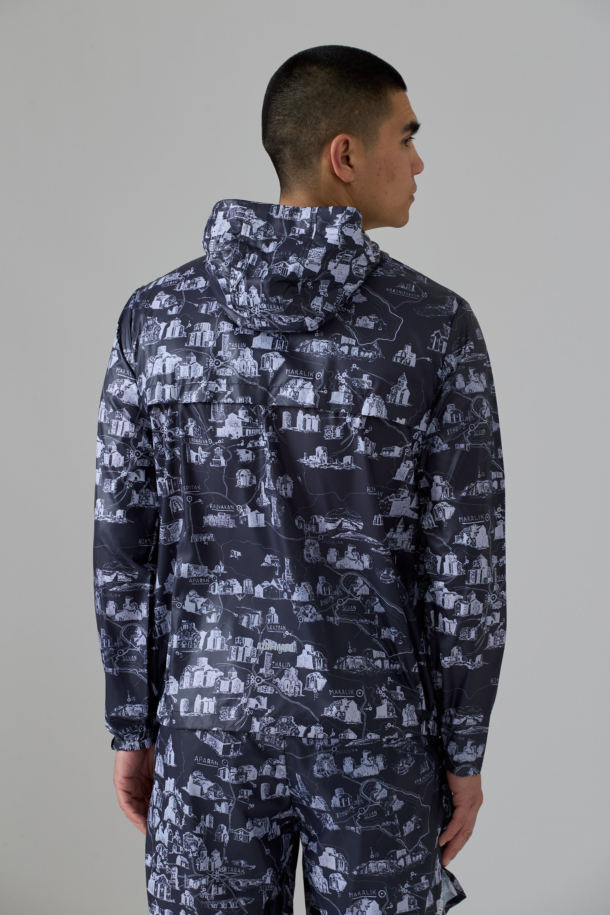 MAP OF ARMENIA WINDBREAKER