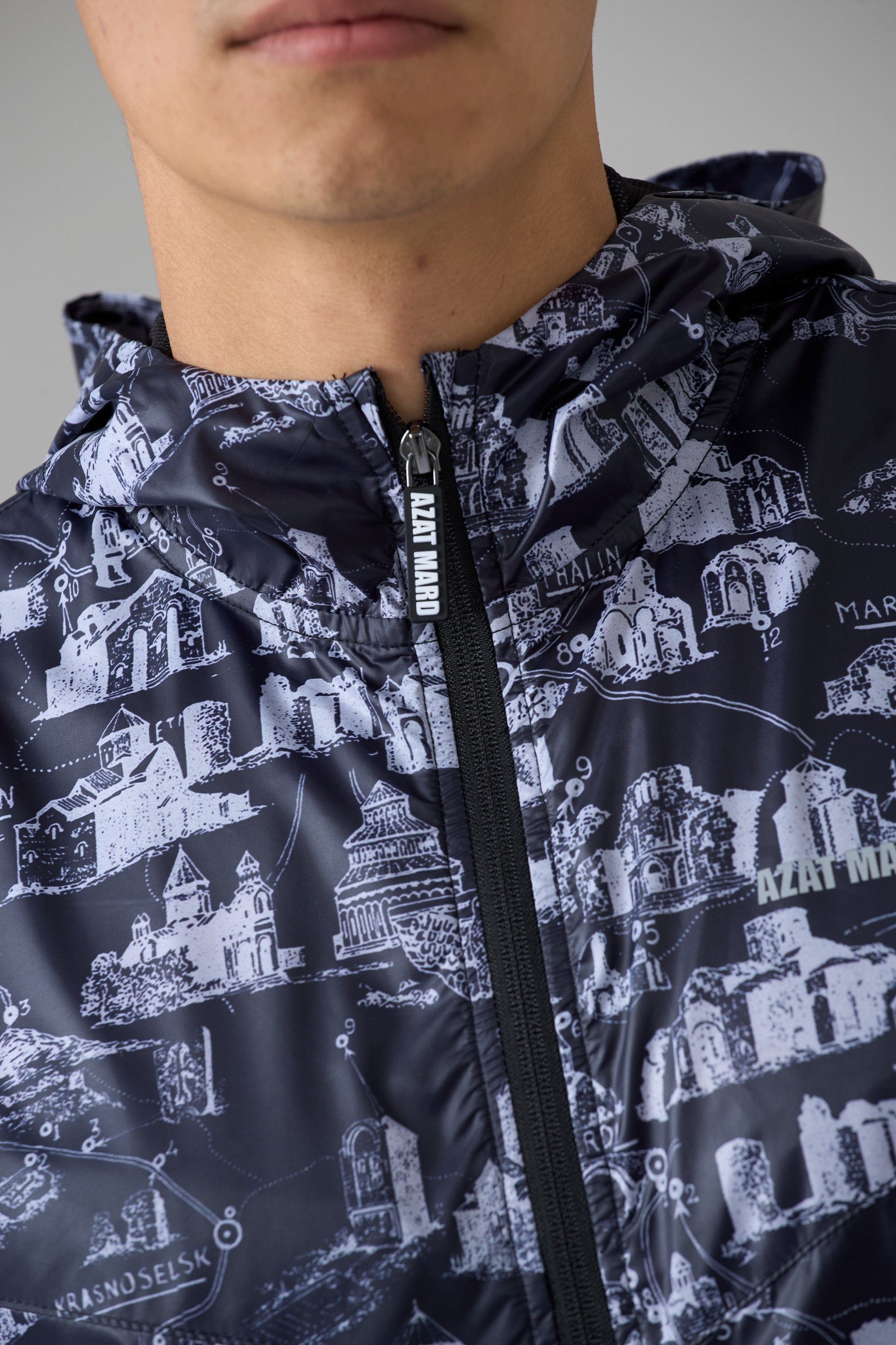 MAP OF ARMENIA WINDBREAKER