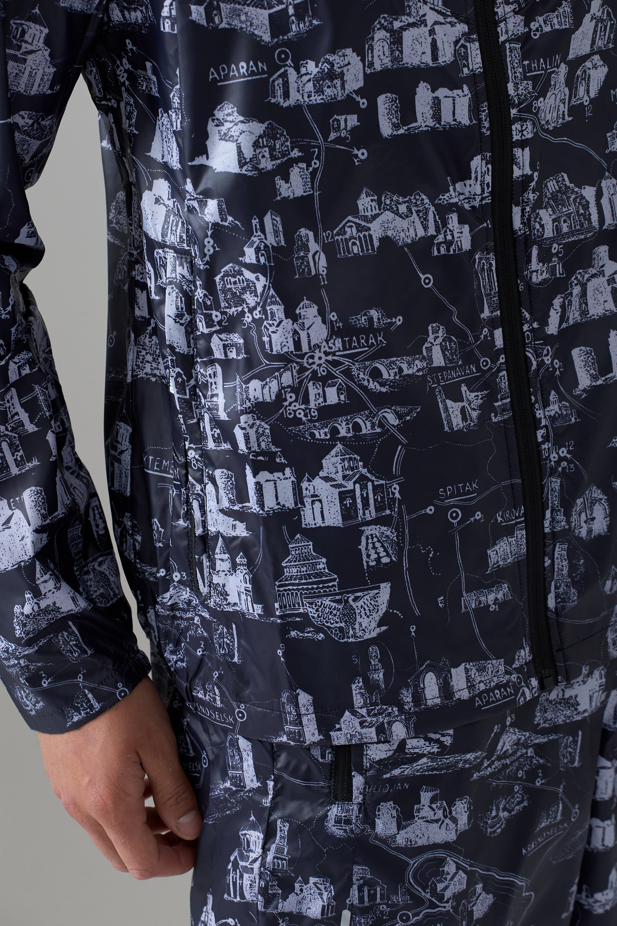MAP OF ARMENIA WINDBREAKER