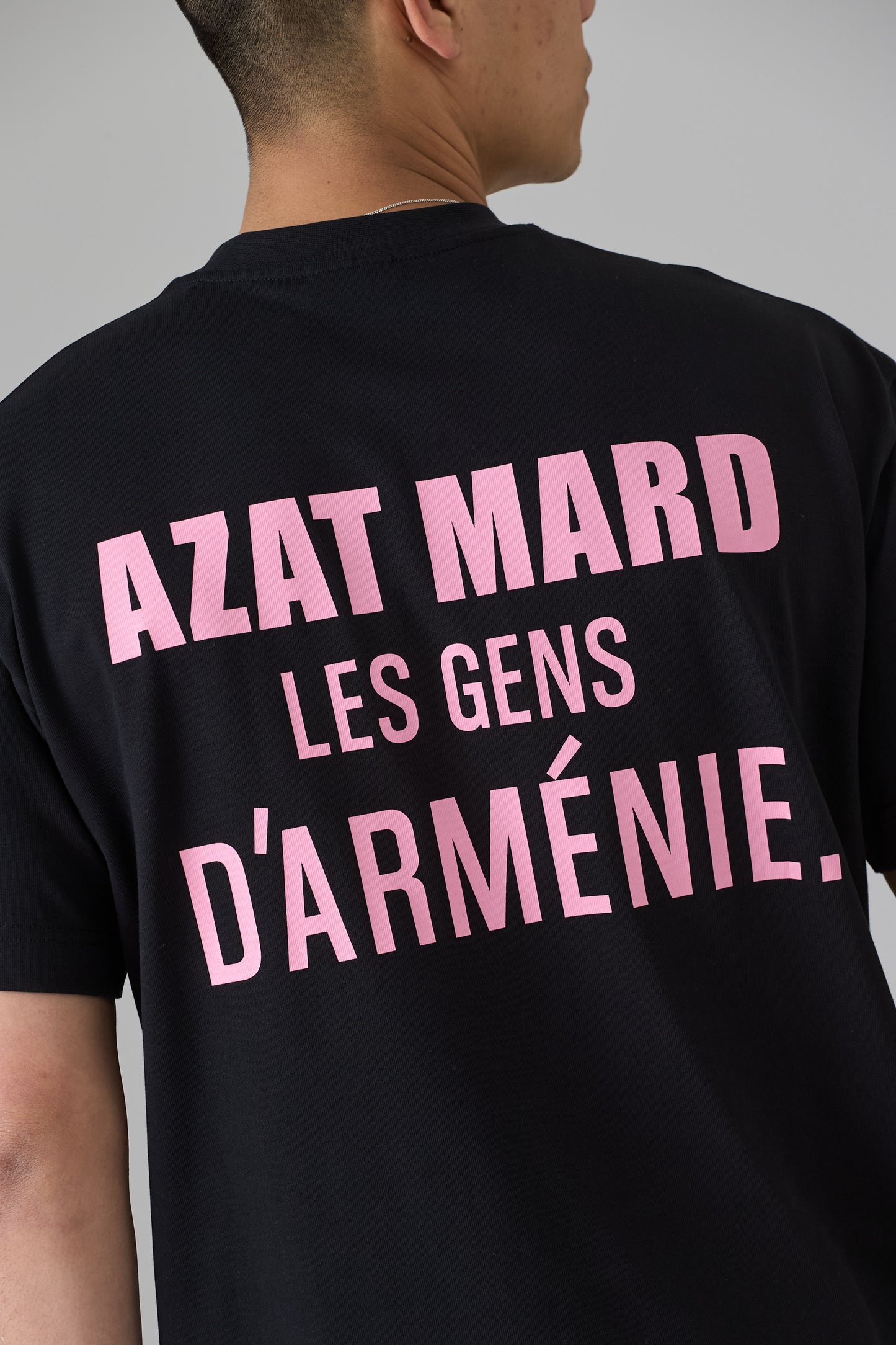 LES GENS BLACK/PINK T-SHIRT