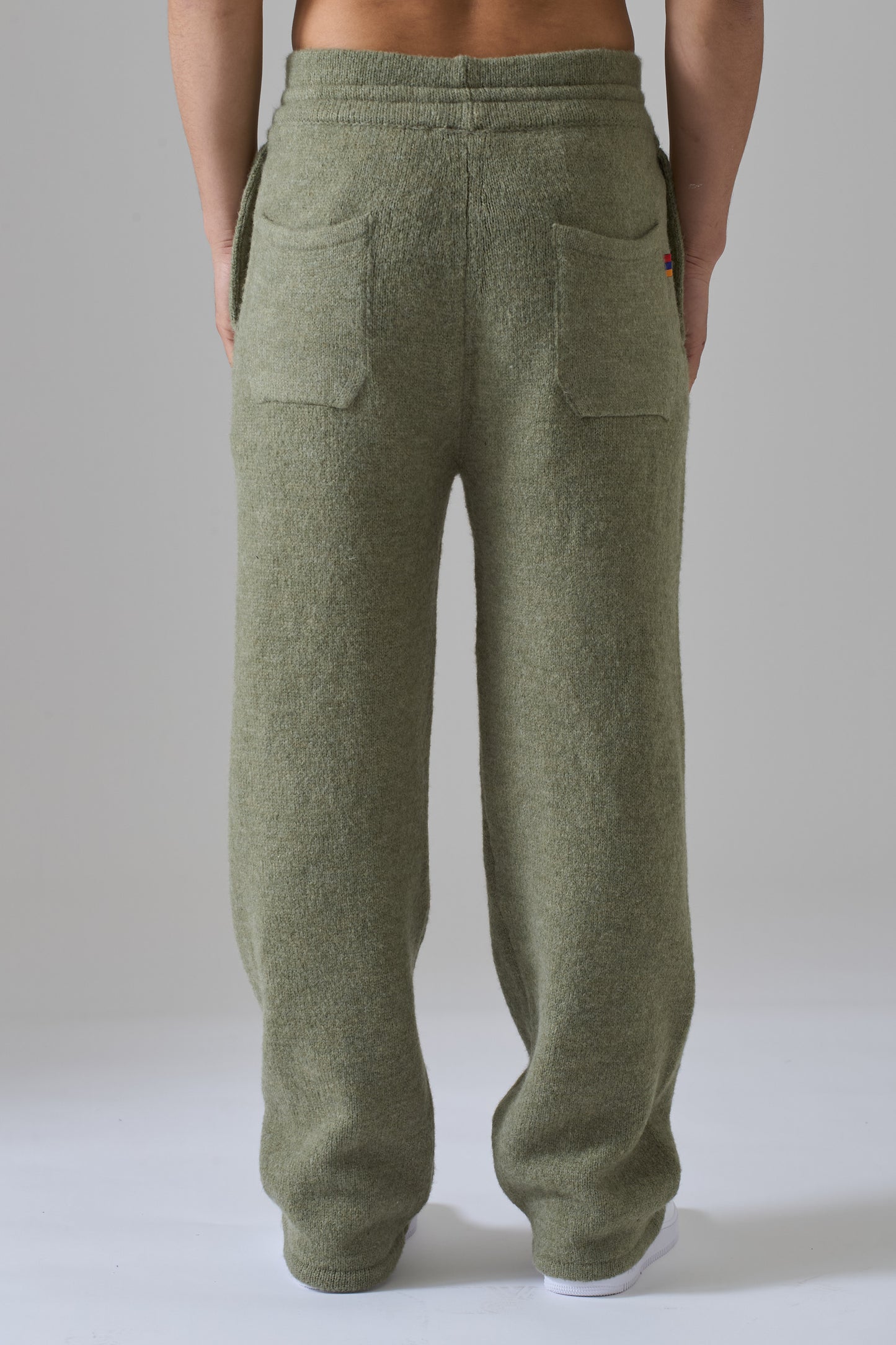 DARK SAGE KNITWEAR PANTS