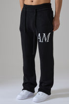 BLACK KNITWEAR PANT