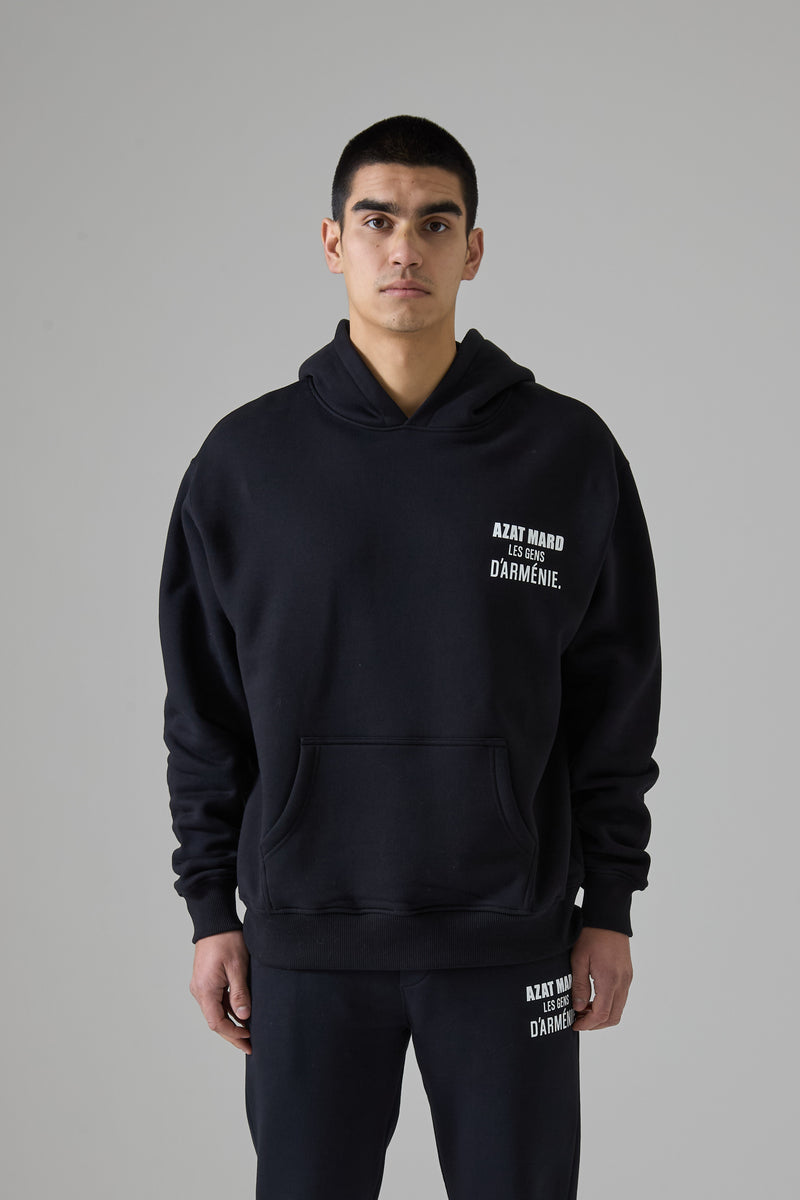 LES GENS BLACK/WHITE HOODIE