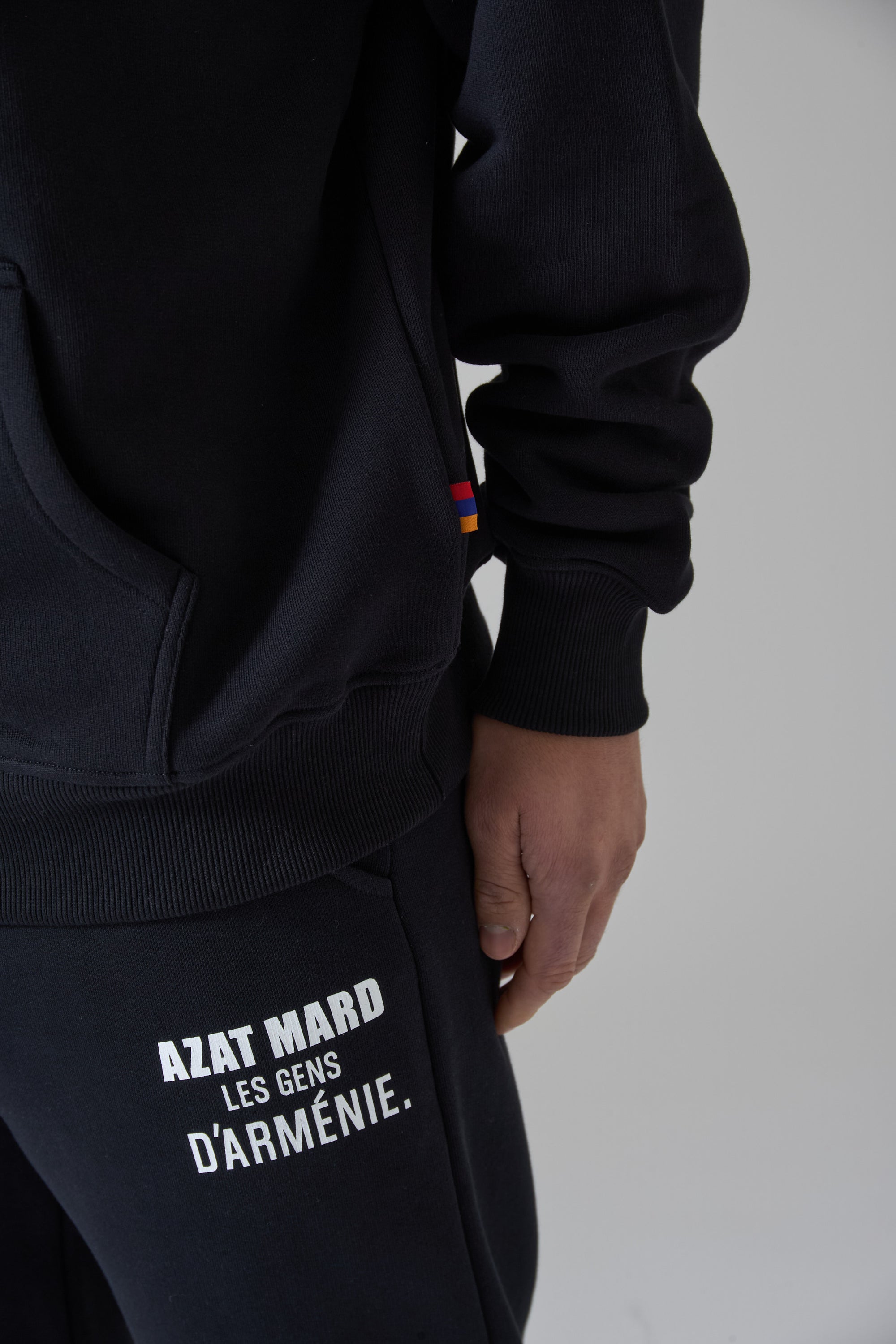 LES GENS BLACK/WHITE HOODIE