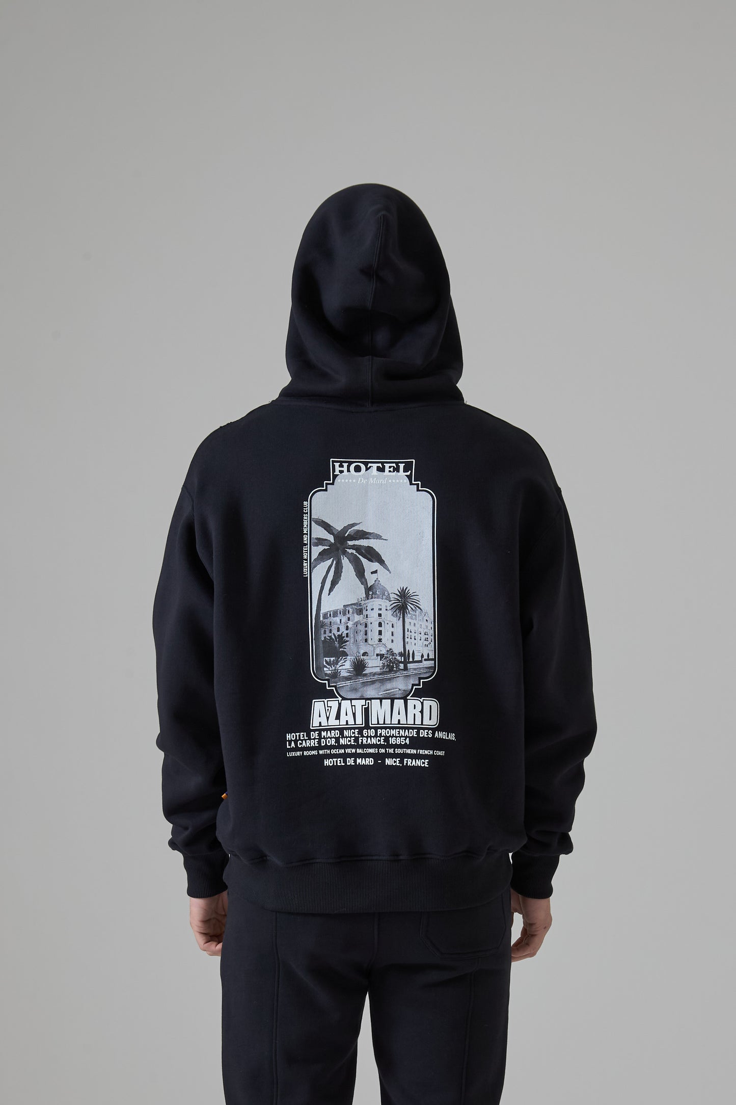 HOTEL DE MARD BLACK HOODIE