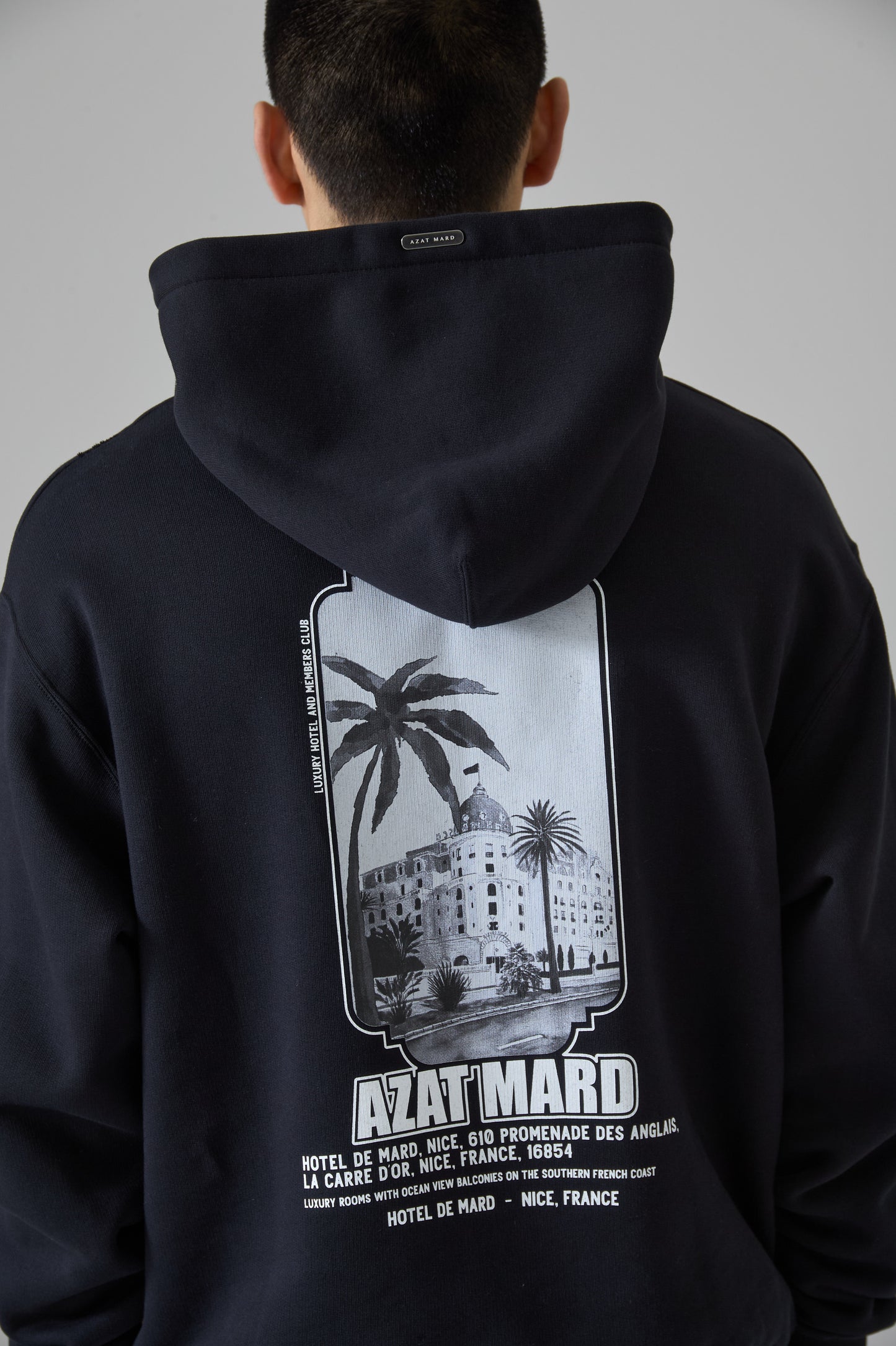 HOTEL DE MARD BLACK HOODIE