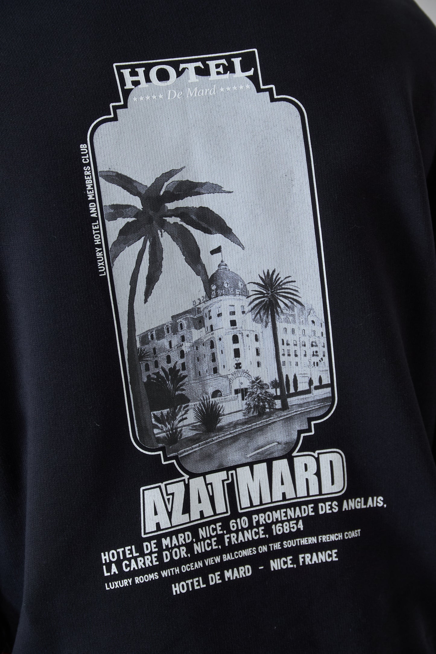 HOTEL DE MARD BLACK HOODIE