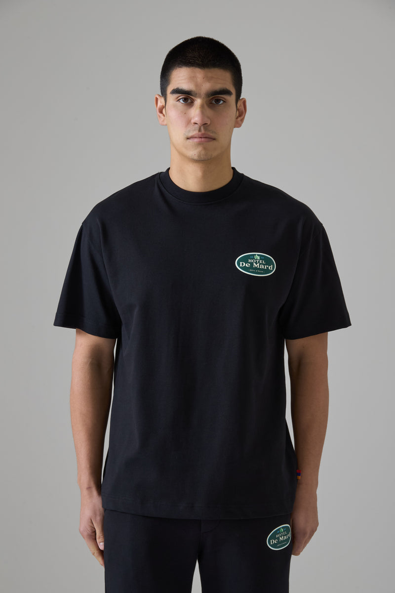 Hotel De Mard Черная Футболка