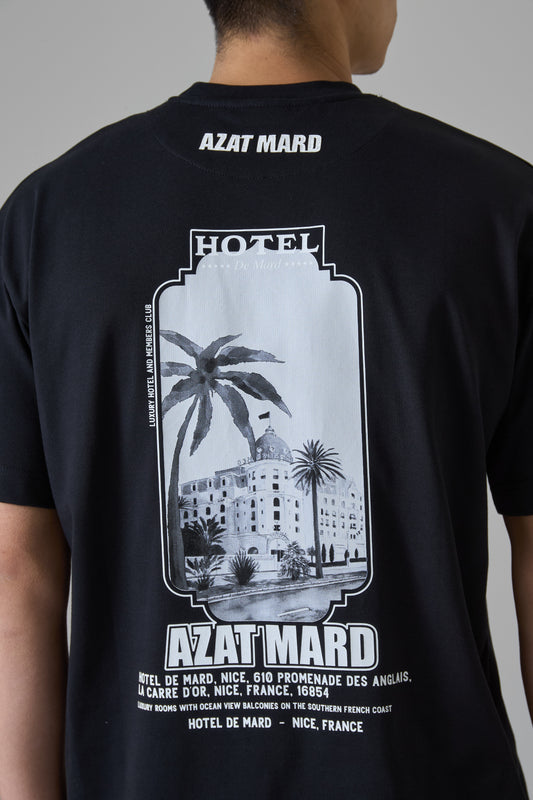 HOTEL DE MARD BLACK T-SHIRT