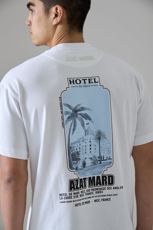 HOTEL DE MARD WHITE T-SHIRT