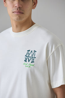 WHITE AM COUNTRY CLUB T-SHIRT