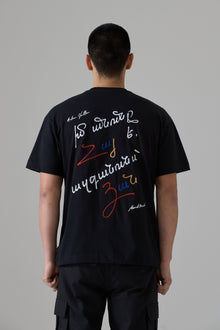 T-SHIRT NOIR MON NOM EST HAY