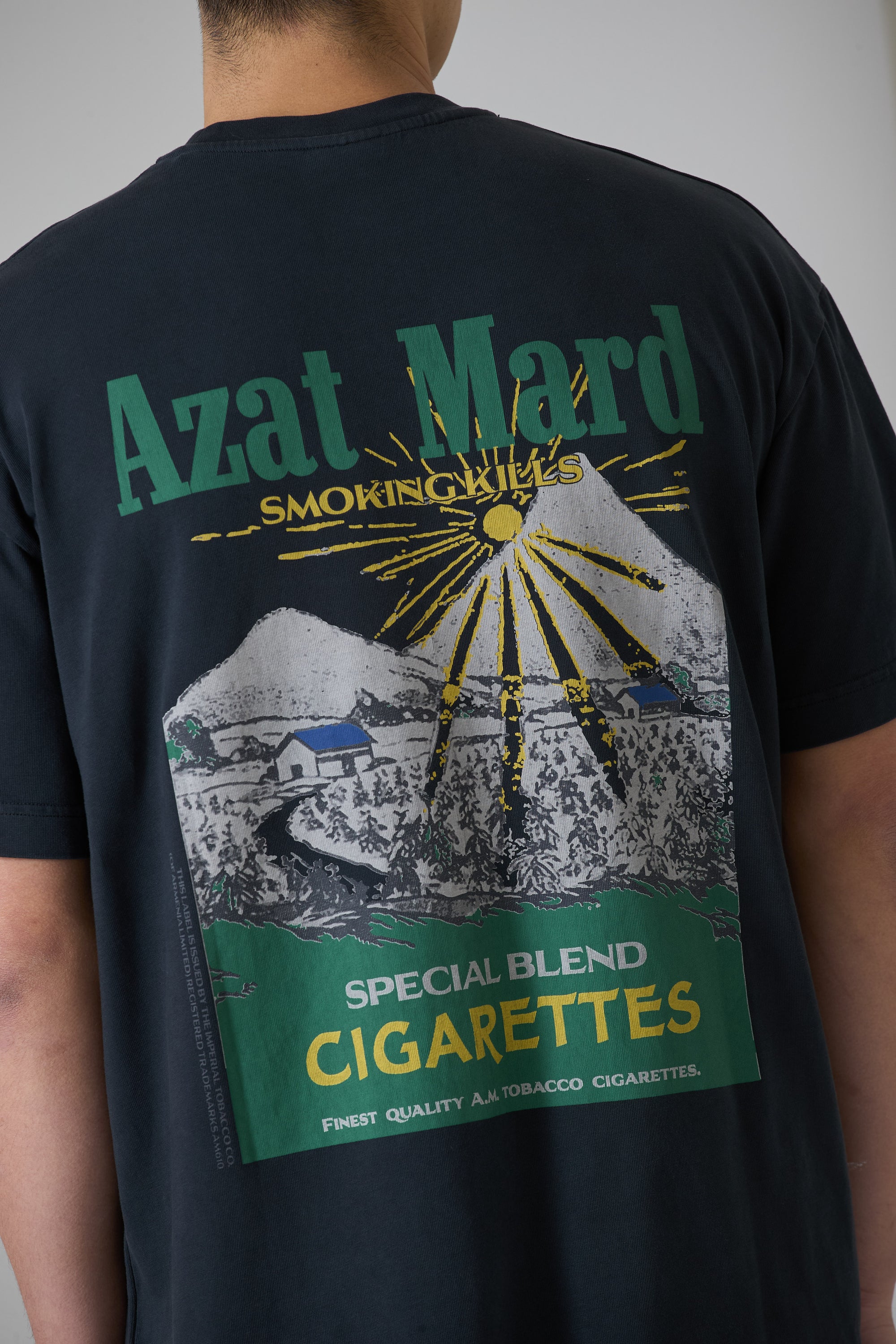 SPECIAL BLENDS WASHED BLACK T-SHIRT - Main Image