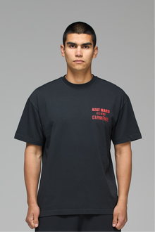 LES GENS WASHED BLACK/RED T-SHIRT