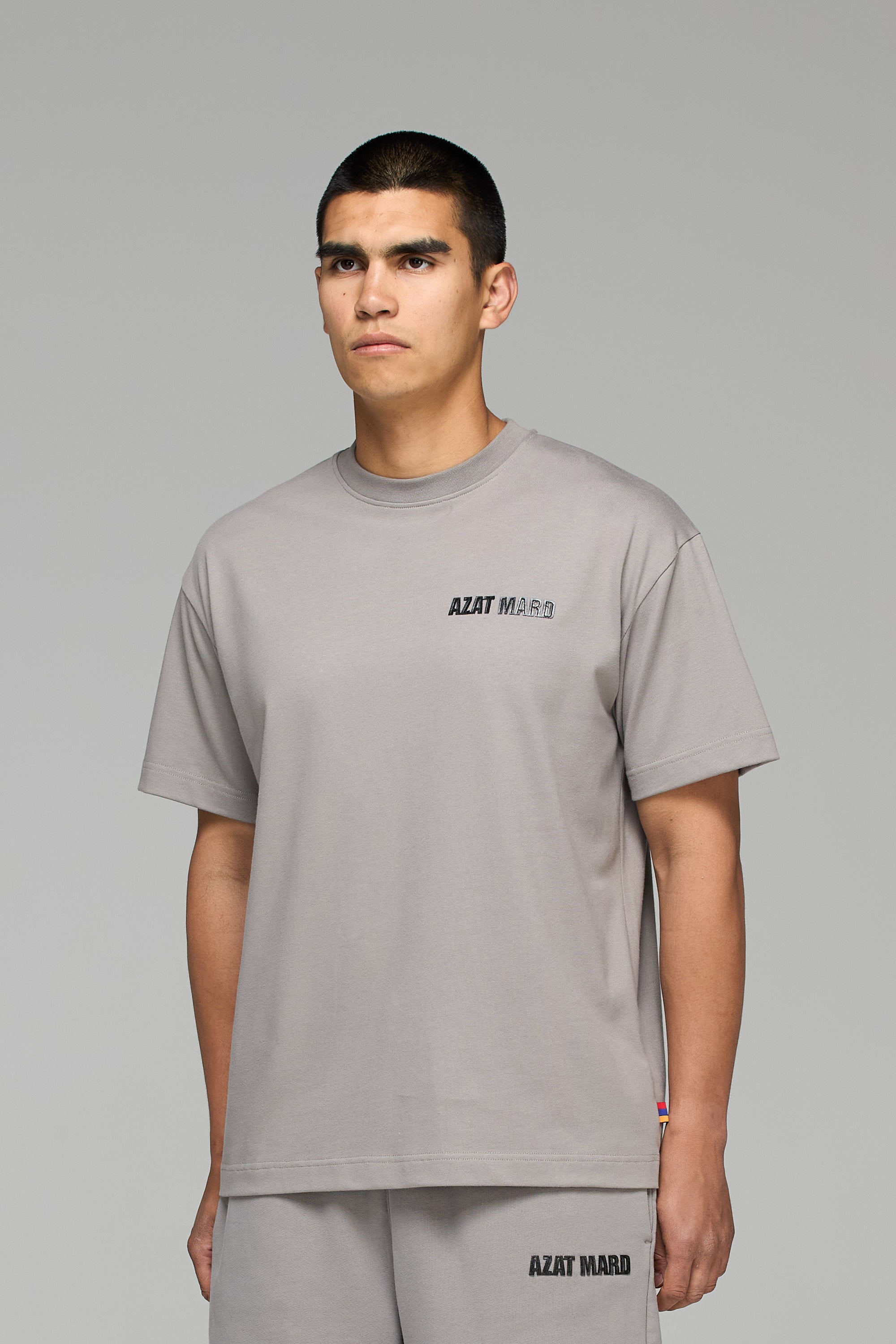 GREY CREST T-SHIRT